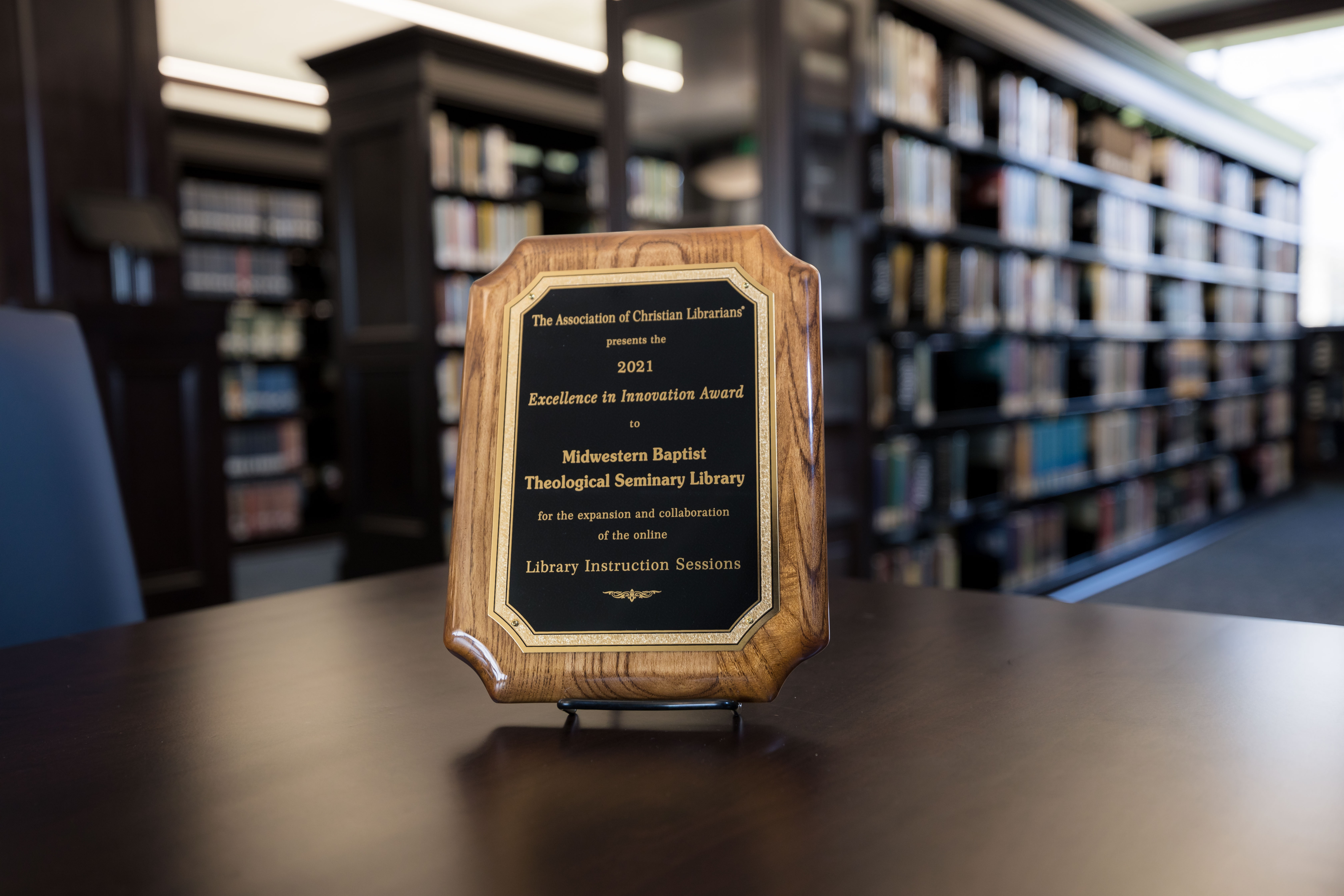 MBTS Library Wins ACL Award for Excellence in Innovation