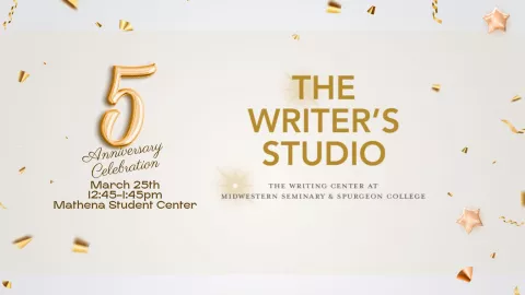 Writer&#039;s Studio 5 Year Celebration